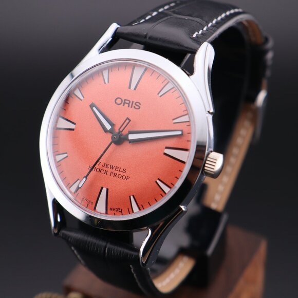 Oris Vintage Swiss 17 Jewels Hand-Wound Mechanical Men's Watch - FREE SHIPPING - Picture 2 of 12